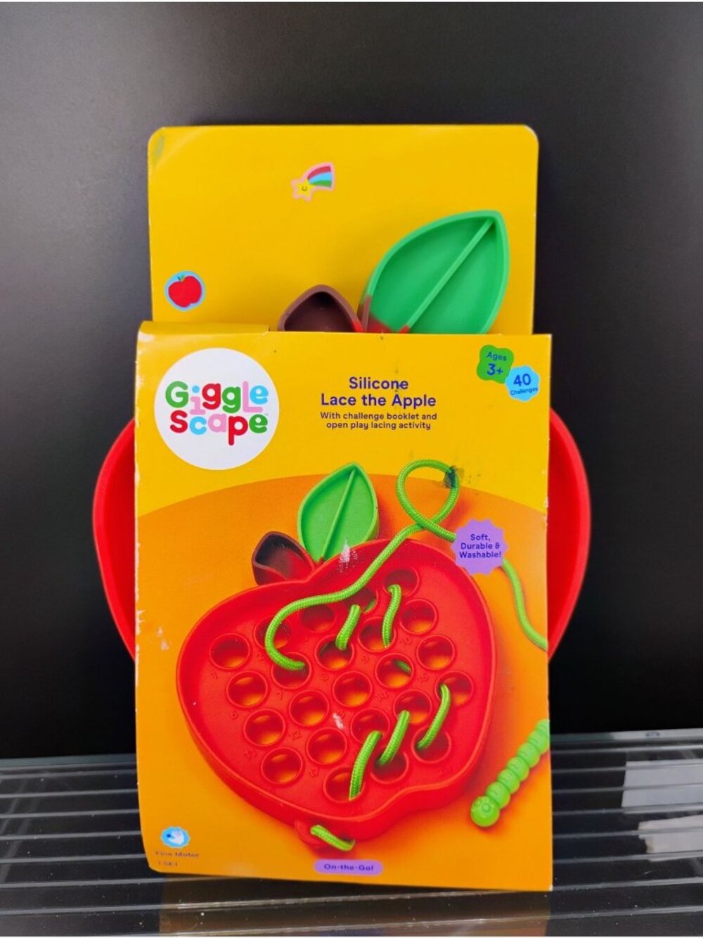 Silicone Lace The Apple Activity Toy For Ages 3+